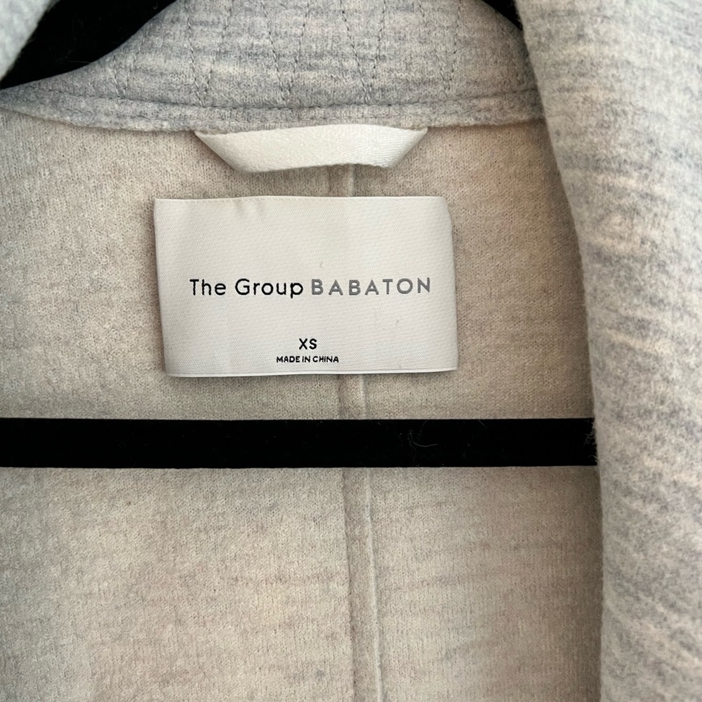 Aritzia Shawl Merino Wool Jacket XS Heather Chrome - Picture 14 of 16